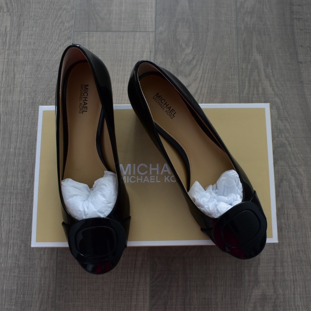 Michael Kors Black Heels, Size 7.5